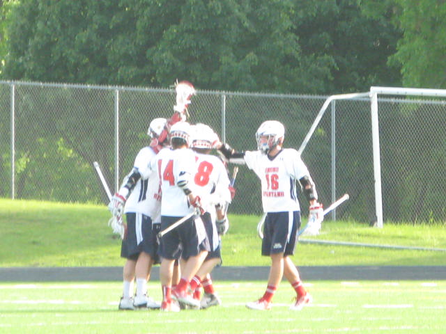 The Orono Boys Lacrosse team plays Blake