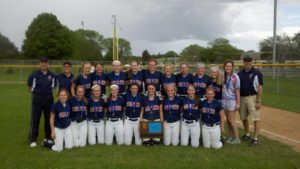 photo/ Madi Arends OHS Softball team after their conference win.