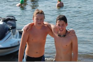 OHS freshman Muller and Brenton finish top ten in One and Two Mile Open Water Swim