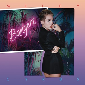 The cover of Miley Cyruss new album, Bangerz.