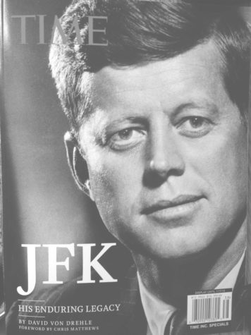 Time Magazine features John F. Kennedy