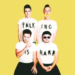TALKING IS HARD album cover.
