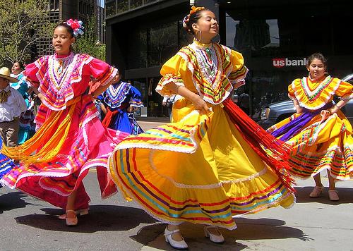 Traditional Mexican dancing.
