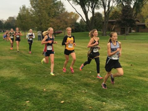 Cross Country racers during the meet.