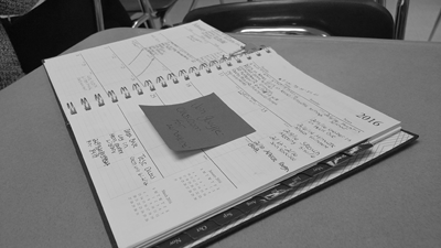 Students Organize their Life with a Planner
