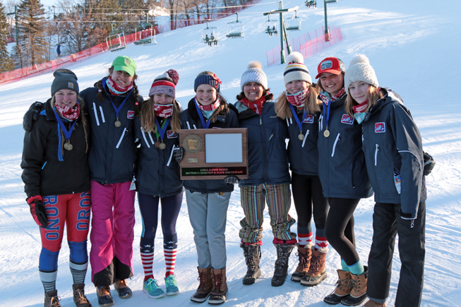 The Orono Girls Alpine Ski Team will head to the state meet on Oct. 15. 