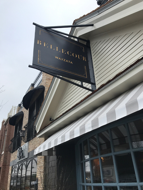 Bellecour is a new French restaurant in the space where Blue Point oyster bar used to be in downtown Wayzata.