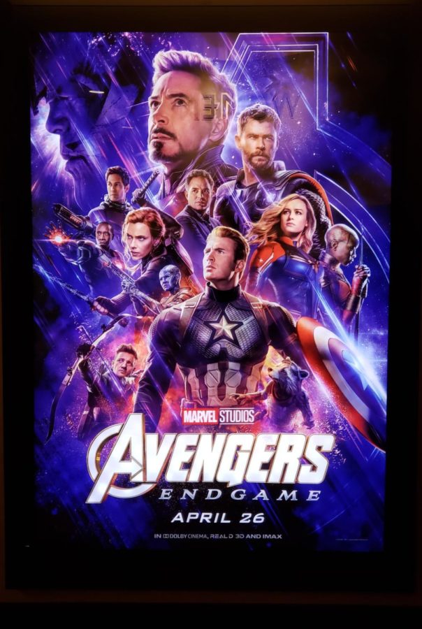 Movie+poster+of+Avengers%3A+Endgame+at+the+movie+theater.