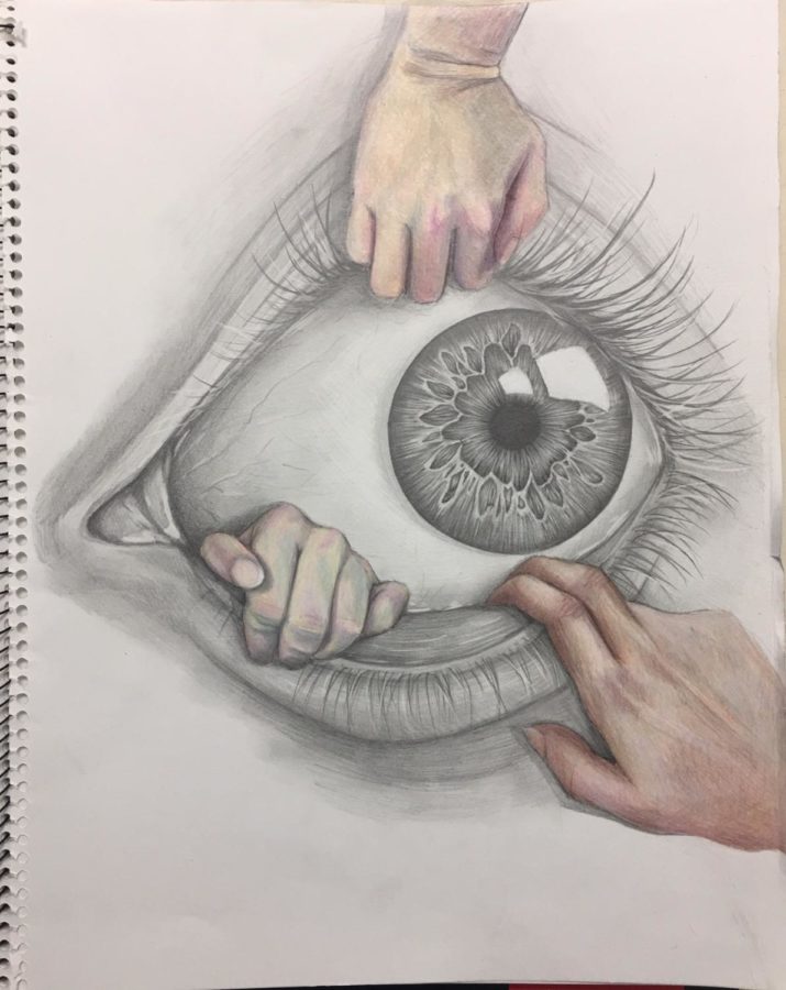 Award winning pencil sketch of a beautiful eye  Stable Diffusion  OpenArt