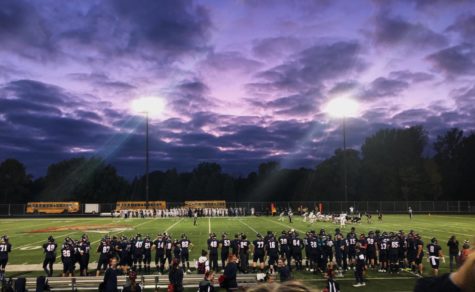 Beautiful view from the stands during Orono vs. Chaska Homecoming football game.