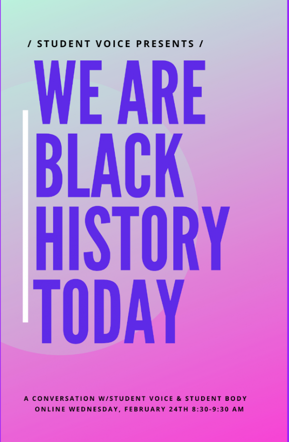 The Student Voice Club at Orono High School presents, “We Are Black History Today” presentation sharing their stories and personal experience.