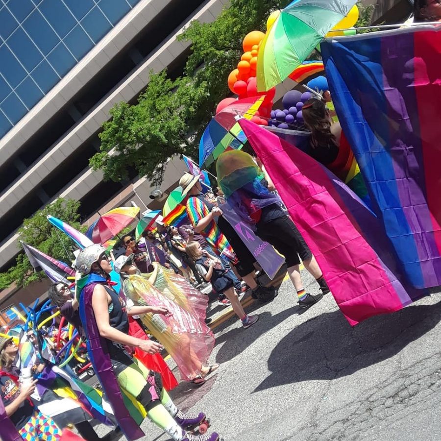 Families come together in a pre-COVID Pride, Salt Lake City, 2019.