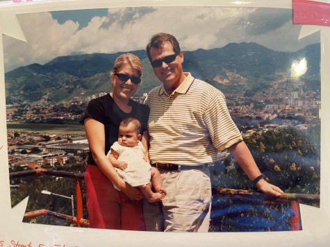 American parents go and pick up their daughter in Medellin, Colombia.