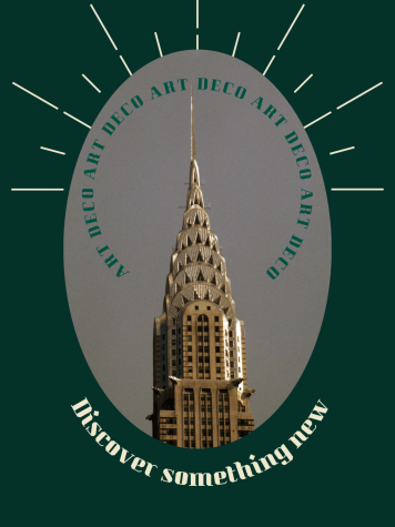 Art Deco demonstrated by the famous Chrysler Building along with the line elements protruding from the center.