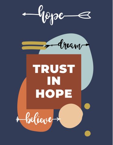 Hope= Happiness+ Optimism 
Have Trust in the future.