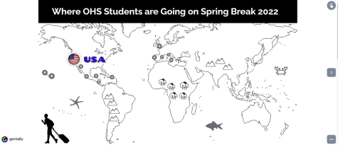 Where OHS Students are Headed this Spring Break