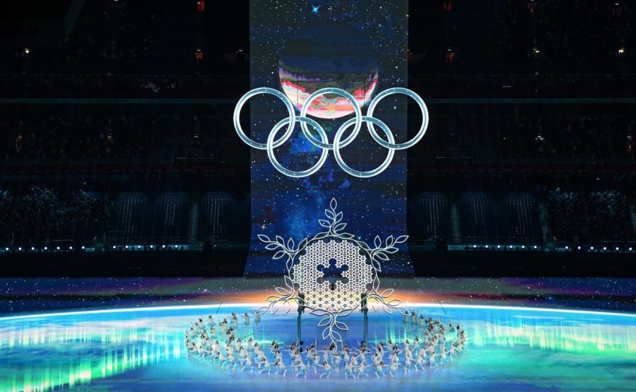 The+2022+winter+Olympics+took+place+in+Beijing+as+the+opening+ceremony+celebrated+the+beginning+of+the+games.