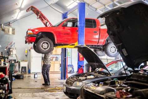 The lack of car parts are causing a back-up in car shops.