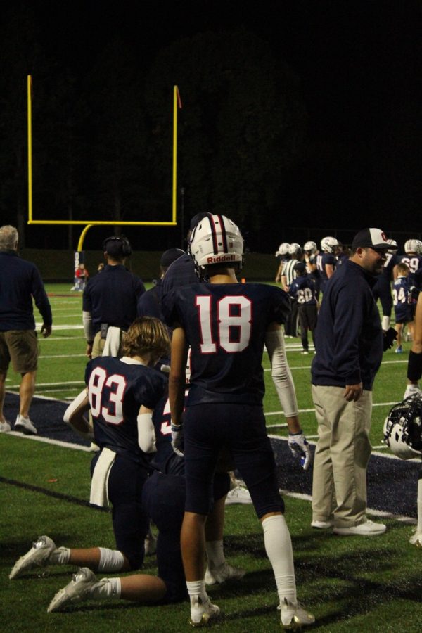Image+of+players+on+the+sidelines+of+an+Orono+Football+game.