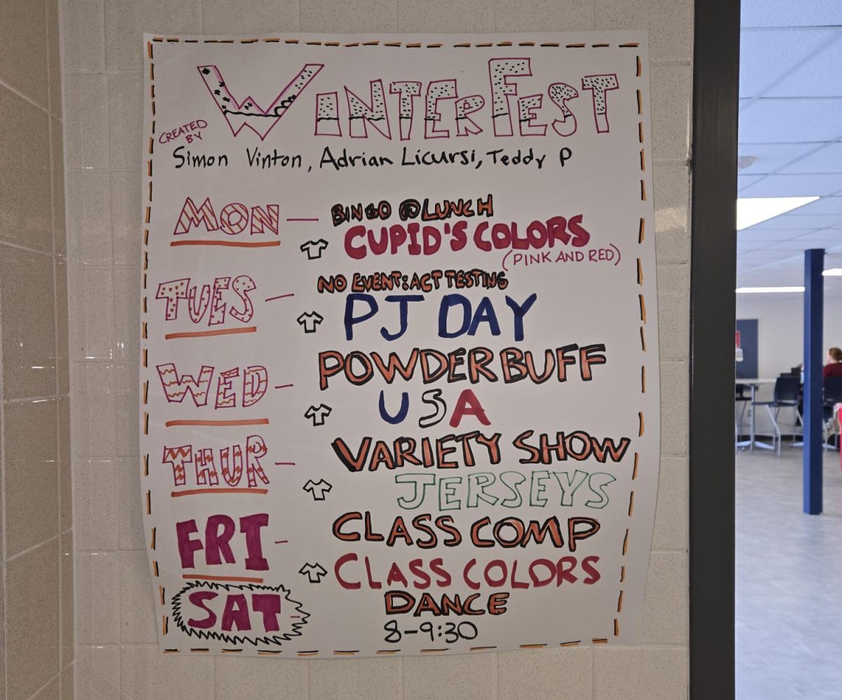 A Winterfest poster