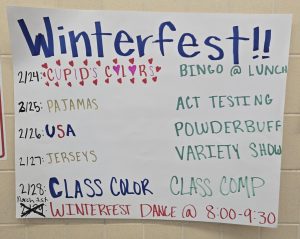 A poster for Winterfest