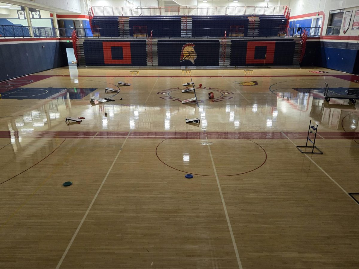 Dance has been moved indoors to gym