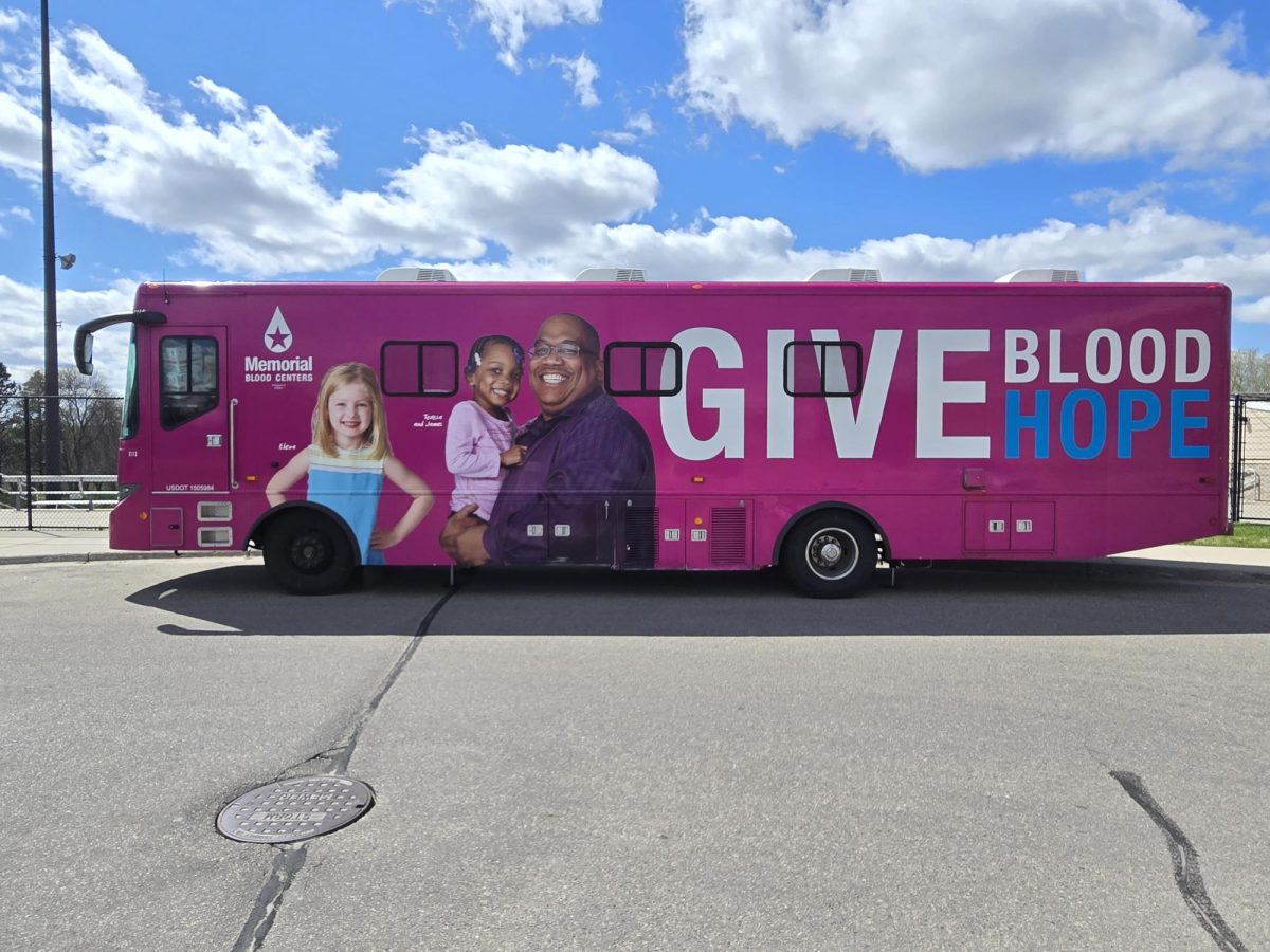 Memorial Blood Center is also hosting a blood drive during the expo